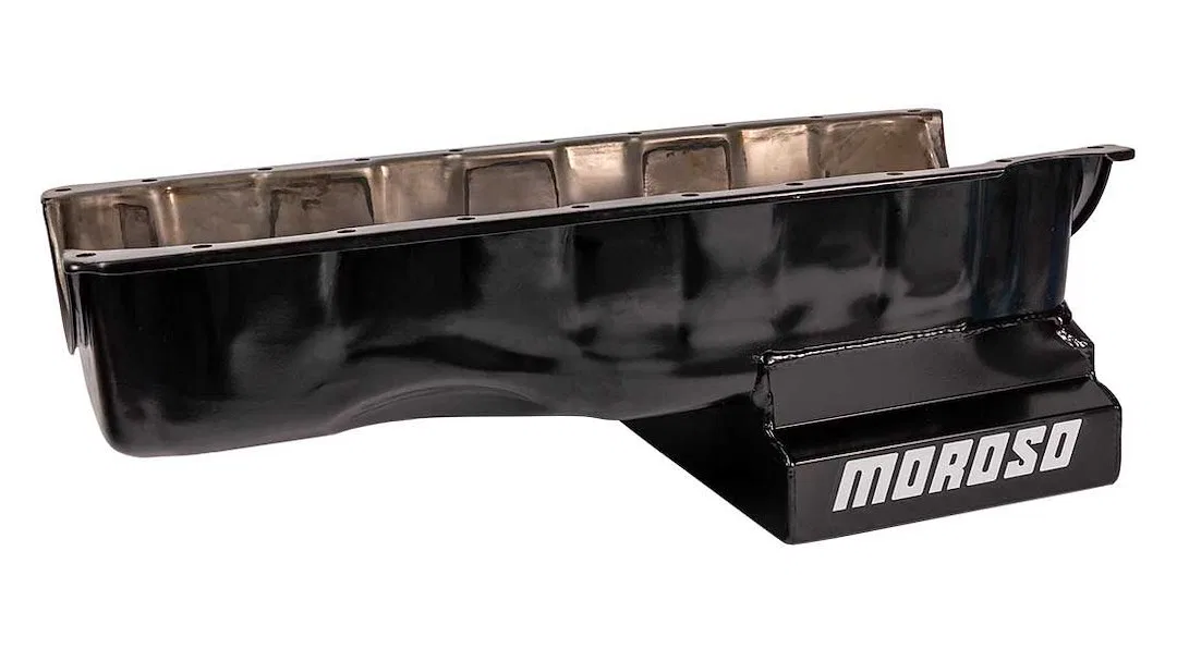 20413 – MOROSO Oil Pan, For Use With Mark IV Big Block Chevy Engines Street/ Strip 6 Quarts Without Windage Tray Wet ...